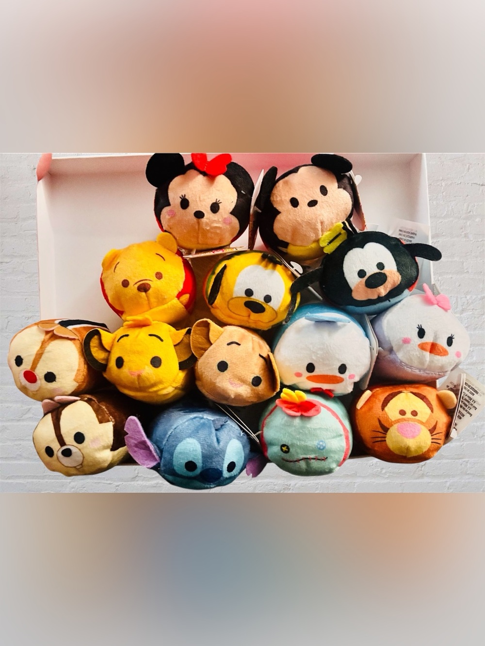 Disney Tsum Tsum Mini Stuffed Pod Pals Characters - Set of 14